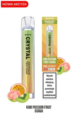 *NOWA AKCYZA* SKE Crystal - Kiwi Passion Fruit Guava 600 puffs 20 mg