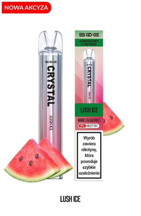 SKE Crystal - Lush Ice 600 puffs 20 mg (A25) SKE Crystal - Lush Ice 600 puffs 20 mg (A25)