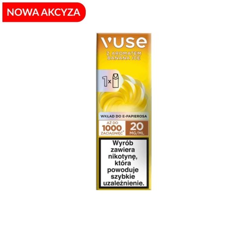 Wkład Vuse 20mg - Banana Ice (A25) Wkład Vuse 20mg - Banana Ice (A25)
