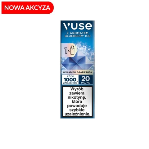 *NOWA AKCYZA* Wkład Vuse 20mg - Blueberry Ice *NOWA AKCYZA* Wkład Vuse 20mg - Blueberry Ice
