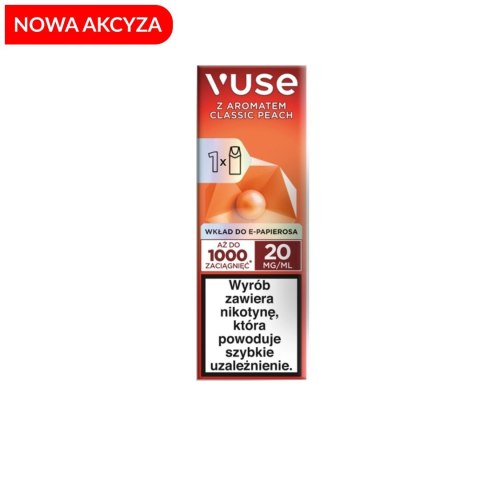 *NOWA AKCYZA* Wkład Vuse 20mg - Classic Peach