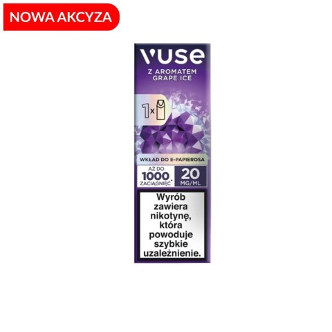 Wkład Vuse 20mg - Grape Ice (A25) Wkład Vuse 20mg - Grape Ice (A25)