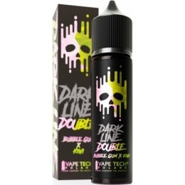 Longfill DARK LINE Double 8/60ml - Bubble Gum Kiwi (A25)