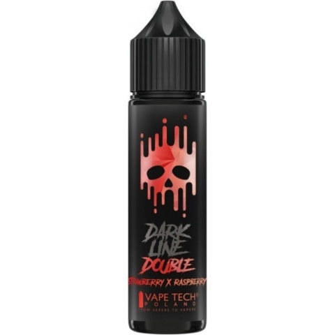 Longfill DARK LINE Double 8/60ml - Strawberry & Raspberry (A25)