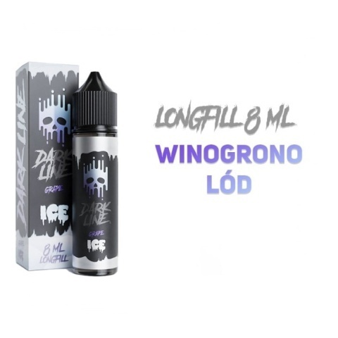 Longfill Dark Line ICE 8/60ml - Grape (A25) Longfill Dark Line ICE 8/60ml - Grape (A25)