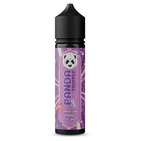 Longfill Panda Tripple 10/60ml - Owoce Lasu Malina Jeżyna (A25)