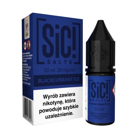 Liquid Sic Salts 10ml - Blackcurrant Ice 20mg (A25)