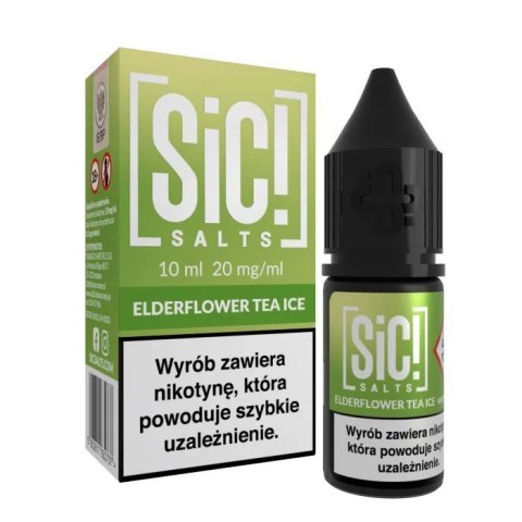 Liquid Sic Salts 10ml - Elderflower Tea Ice 20mg (A25)