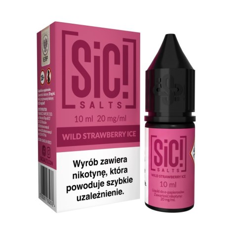 Liquid Sic Salts 10ml - Wild Strawberry Ice 20mg (A25)