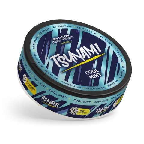 Woreczki Kofeinowe Tsunami - Cool Mint 80mg Woreczki Kofeinowe Tsunami - Cool Mint 80mg