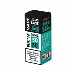 Baza Shot NIC'N'VAPE 10ml 50/50 - 6mg (A25)