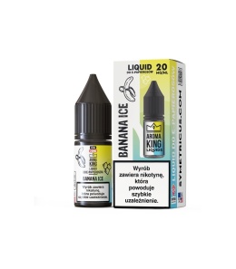 Liquid Aroma King Salt 10 ml - Banana Ice 20 mg (A25)