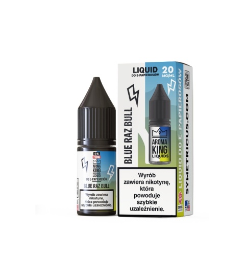 Liquid Aroma King Salt 10 ml - Blue Razz Bull 20 mg (A25) Liquid Aroma King Salt 10 ml - Blue Razz Bull 20 mg (A25)