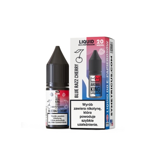 Liquid Aroma King Salt 10 ml - Blue Razz Cherry 20 mg (A25) Liquid Aroma King Salt 10 ml - Blue Razz Cherry 20 mg (A25)