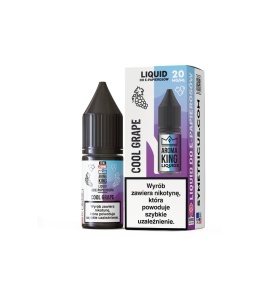 Liquid Aroma King Salt 10 ml - Cool Grape 20 mg (A25)