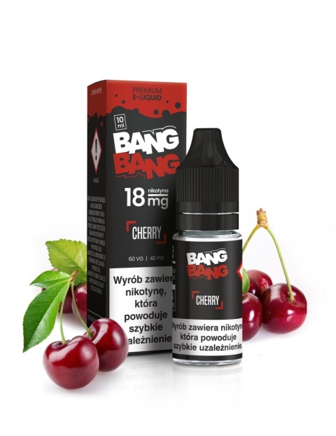 Liquid BANG BANG 10ml - Cherry 18mg (A25) Liquid BANG BANG 10ml - Cherry 18mg (A25)