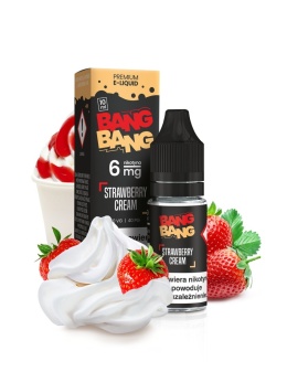 Liquid BANG BANG 10ml - Strawberry Cream 6mg (A25)