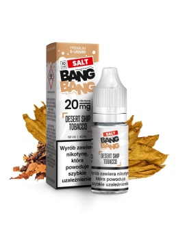 Liquid Bang Bang Salt 20mg 10ml - Desert Ship Tobacco (A25)