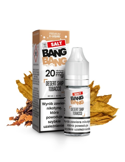 Liquid Bang Bang Salt 20mg 10ml - Desert Ship Tobacco (A25) Liquid Bang Bang Salt 20mg 10ml - Desert Ship Tobacco (A25)