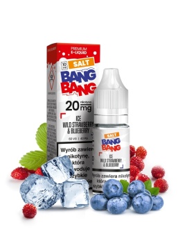 Liquid Bang Bang Salt 20mg 10ml - ICE WILD STRAWBERRY BLUEBERRY (A25)