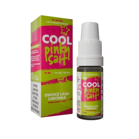 Liquid Cool Pinky Salt 20mg 10ml - Owoce Lasu Limonka (A25)