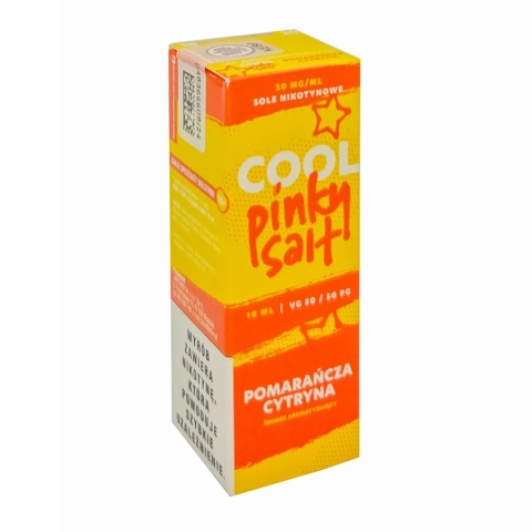 Liquid Cool Pinky Salt 20mg 10ml - Pomarańcza Cytryna (A25) Liquid Cool Pinky Salt 20mg 10ml - Pomarańcza Cytryna (A25)