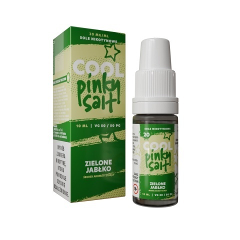 Liquid Cool Pinky Salt 20mg 10ml - Zielone Jabłko (A25) Liquid Cool Pinky Salt 20mg 10ml - Zielone Jabłko (A25)