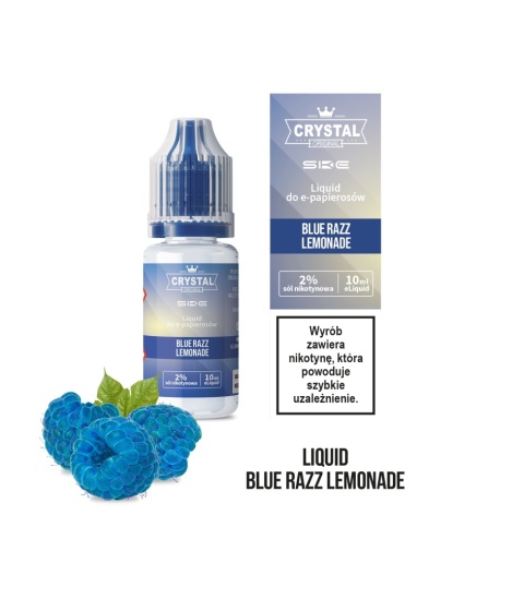 Liquid Crystal Salt - Blue Razz Lemonade 20 mg - 10 ml (A25) Liquid Crystal Salt - Blue Razz Lemonade 20 mg - 10 ml (A25)