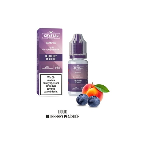 Liquid Crystal Salt - Blueberry Peach Ice 20 mg 10 ml (A25) Liquid Crystal Salt - Blueberry Peach Ice 20 mg 10 ml (A25)