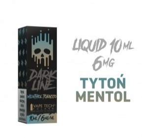 Liquid DARK LINE 10ml - Menthol Tobacco 6mg (A25) Liquid DARK LINE 10ml - Menthol Tobacco 6mg (A25)