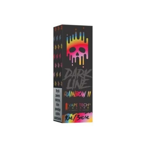 Liquid DARK LINE 10ml - Rainbow II 3mg (A25)
