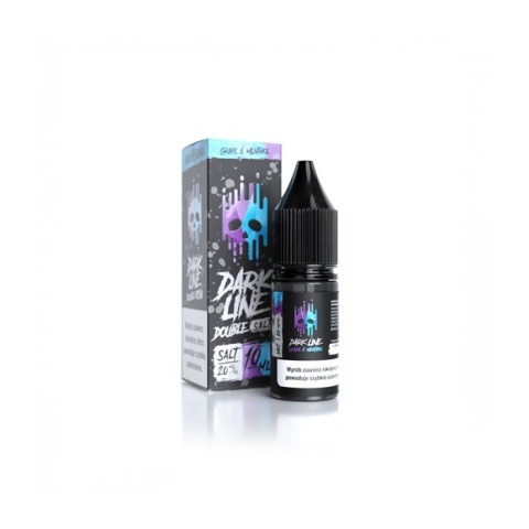 Liquid DARK LINE DOUBLE SALT 10ml - Grape Menthol 20mg (A25) Liquid DARK LINE DOUBLE SALT 10ml - Grape Menthol 20mg (A25)