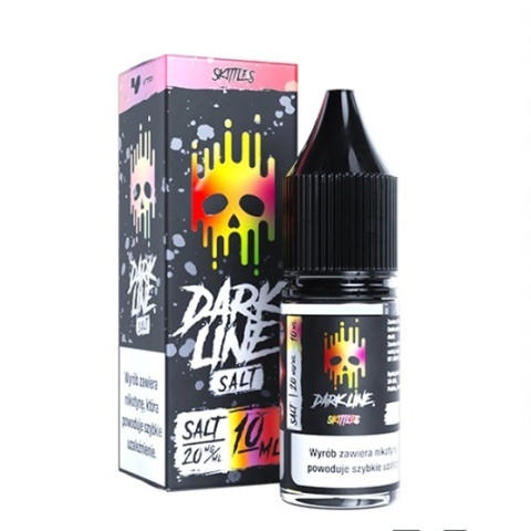 Liquid DARK LINE Salt 10ml - Skittles 20mg (A25)