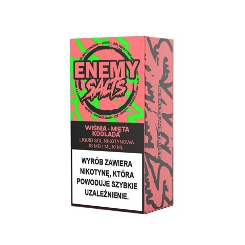 Liquid Enemy Salts - Wiśnia Mięta Koolada 18mg (A25) Liquid Enemy Salts - Wiśnia Mięta Koolada 18mg (A25)