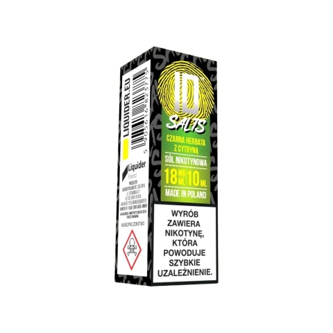 Liquid ID Salt - 10 ml Czarna Herbata Cytryna 18mg (A25) Liquid ID Salt - 10 ml Czarna Herbata Cytryna 18mg (A25)