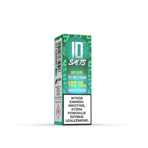 Liquid ID Salt - 10ml Haj$ Berg 18mg (A25) Liquid ID Salt - 10ml Haj$ Berg 18mg (A25)