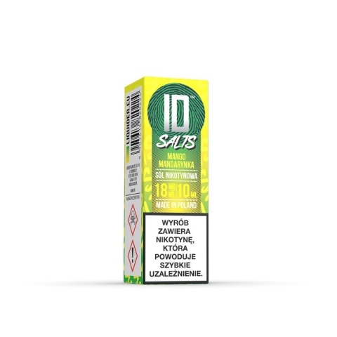 Liquid ID Salt - 10ml Mango Mandarynka 18mg (A25) Liquid ID Salt - 10ml Mango Mandarynka 18mg (A25)