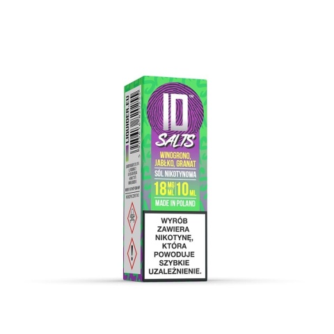 Liquid ID Salt - 10ml Winogrono, Jabłko, Granat 18mg (A25)