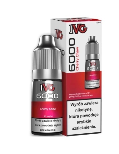 Liquid IVG 6000 Salt - Cherry Chew 20 mg 10 ml (A25) Liquid IVG 6000 Salt - Cherry Chew 20 mg 10 ml (A25)