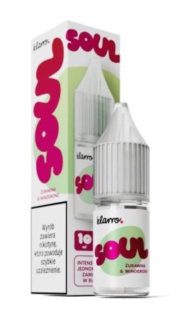 Liquid Klarro Soul 10ml 20mg Salt - Żurawina, Winogron (A25)