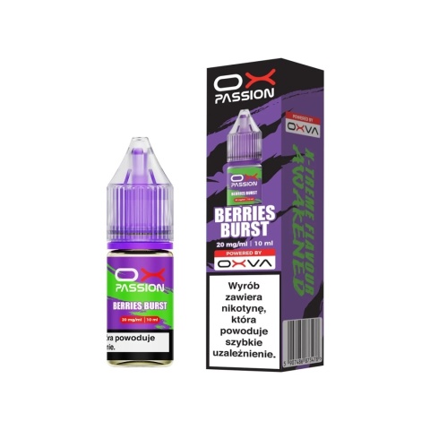 Liquid OXVA OX Passion Salt - Berries Burst 20mg (A25) Liquid OXVA OX Passion Salt - Berries Burst 20mg (A25)