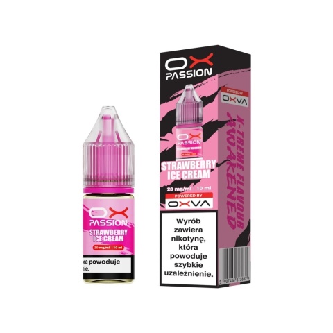 Liquid OXVA OX Passion Salt - Strawberry Ice Cream 20mg (A25) Liquid OXVA OX Passion Salt - Strawberry Ice Cream 20mg (A25)