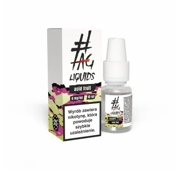 Liquid #TAG 10ml - Acid Fruits 6mg (A25) Liquid #TAG 10ml - Acid Fruits 6mg (A25)