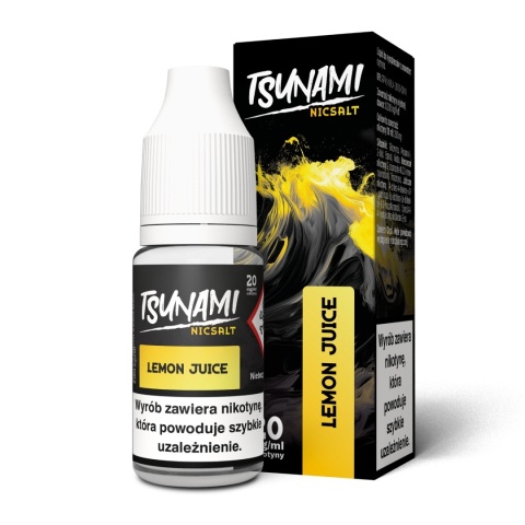 Liquid Tsunami NicSalt - 10ml Lemon Juice 20mg (A25) Liquid Tsunami NicSalt - 10ml Lemon Juice 20mg (A25)