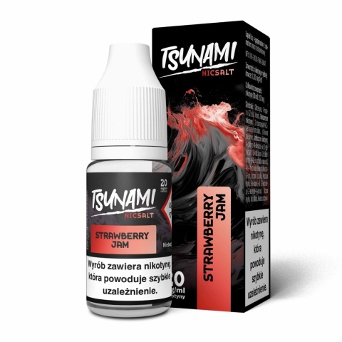 Liquid Tsunami NicSalt - 10ml Strawberry Jam 20mg (A25) Liquid Tsunami NicSalt - 10ml Strawberry Jam 20mg (A25)