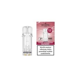 Wkład Crystal Plus Cherry Strawberry Rasberry 20mg 600+ (A25)