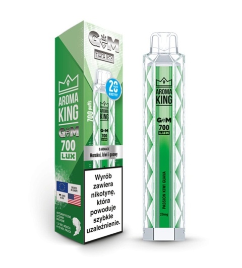 Aroma King GEM LUX 700 20mg - Passion Kiwi Guava (A25) Aroma King GEM LUX 700 20mg - Passion Kiwi Guava (A25)