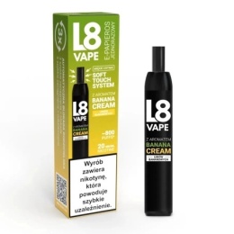 L8 Vape 800puff 20mg - Banana Cream (A25)