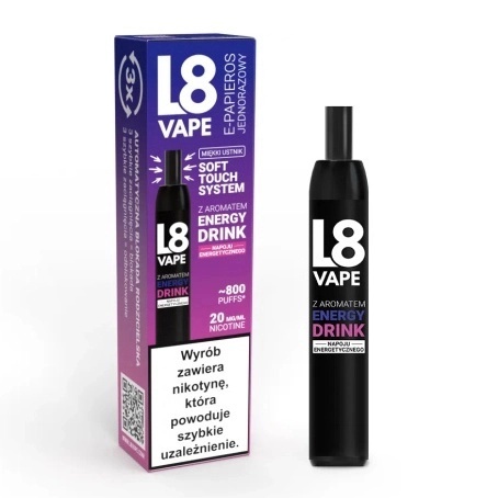 L8 Vape 800puff 20mg - Energy Drink (A25) L8 Vape 800puff 20mg - Energy Drink (A25)