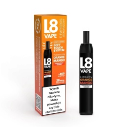 L8 Vape 800puff 20mg - Orange Mango (A25)